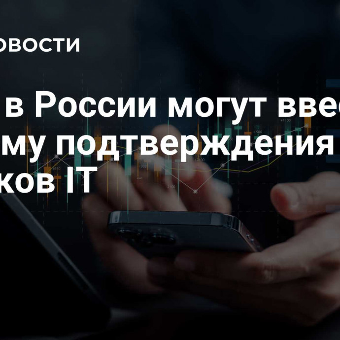 СМИ: в России могут ввести систему подтверждения навыков IT