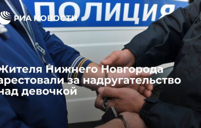 Жителя Нижнего Новгорода арестовали за надругательство над девочкой