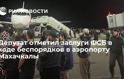 Депутат отметил заслуги ФСБ в ходе беспорядков в аэропорту Махачкалы