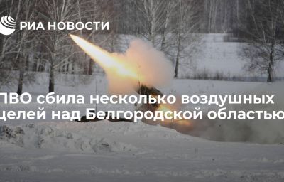 ПВО сбила несколько воздушных целей над Белгородской областью