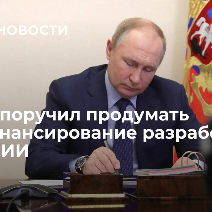 Путин поручил продумать допфинансирование разработок в сфере ИИ