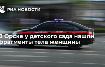 В Орске у детского сада нашли фрагменты тела женщины