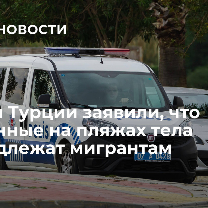 Власти Турции заявили, что найденные на пляжах тела принадлежат мигрантам