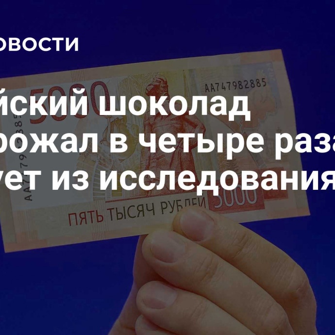 Дубайский шоколад подорожал в четыре раза, следует из исследования