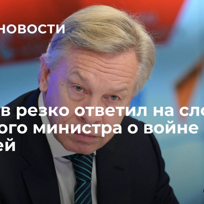 Пушков резко ответил на слова финского министра о войне с Россией