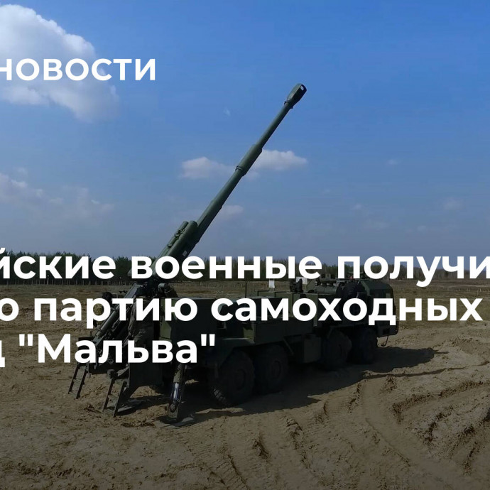 Российские военные получили первую партию самоходных гаубиц 