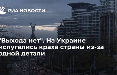 "Выхода нет". На Украине испугались краха страны из-за одной детали