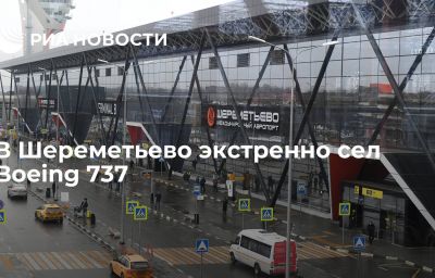 В Шереметьево экстренно сел Boeing 737