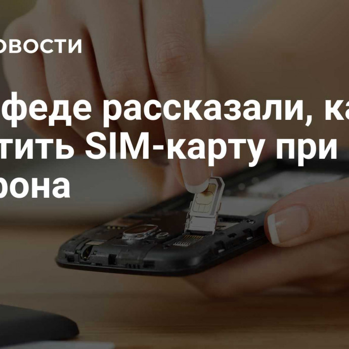 В Совфеде рассказали, как защитить SIM-карту при краже телефона