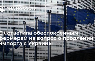 ЕК ответила обеспокоенным фермерам на вопрос о продлении импорта с Украины