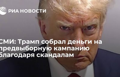 СМИ: Трамп собрал деньги на предвыборную кампанию благодаря скандалам