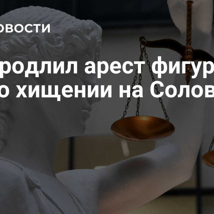 Суд продлил арест фигуранту дела о хищении на Соловках