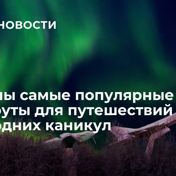 Названы самые популярные маршруты для путешествий после новогодних каникул