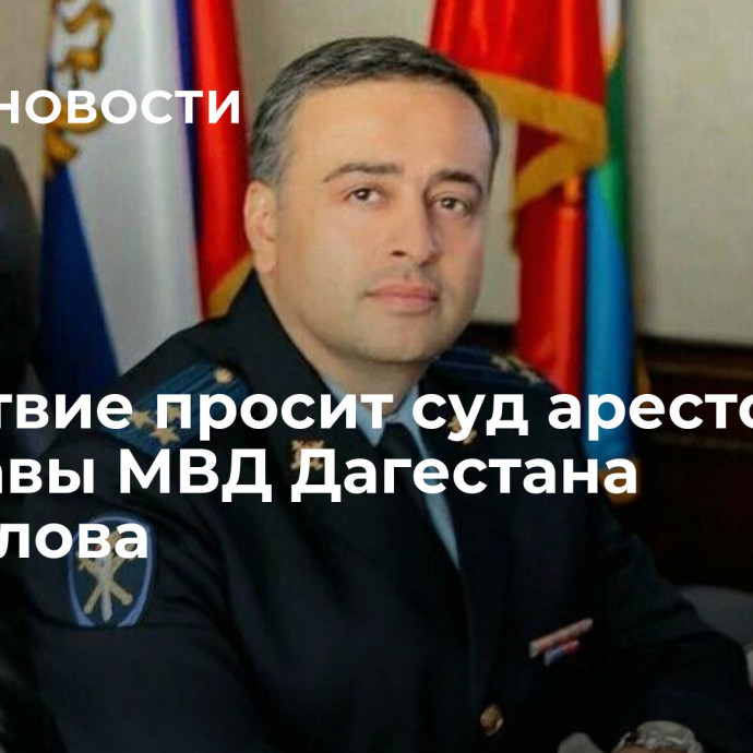 Следствие просит суд арестовать замглавы МВД Дагестана Исмаилова