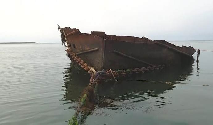 На Сахалине расчищают корабельное кладбище