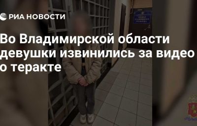 Во Владимирской области девушки извинились за видео о теракте