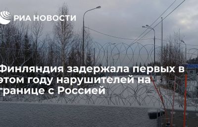 Финляндия задержала первых в этом году нарушителей на границе с Россией