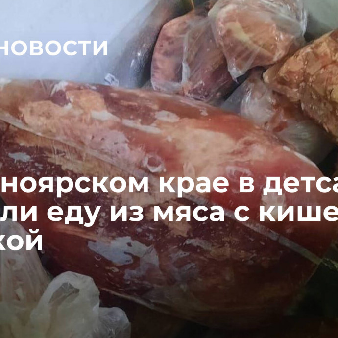 В Красноярском крае в детсаду готовили еду из мяса с кишечной палочкой