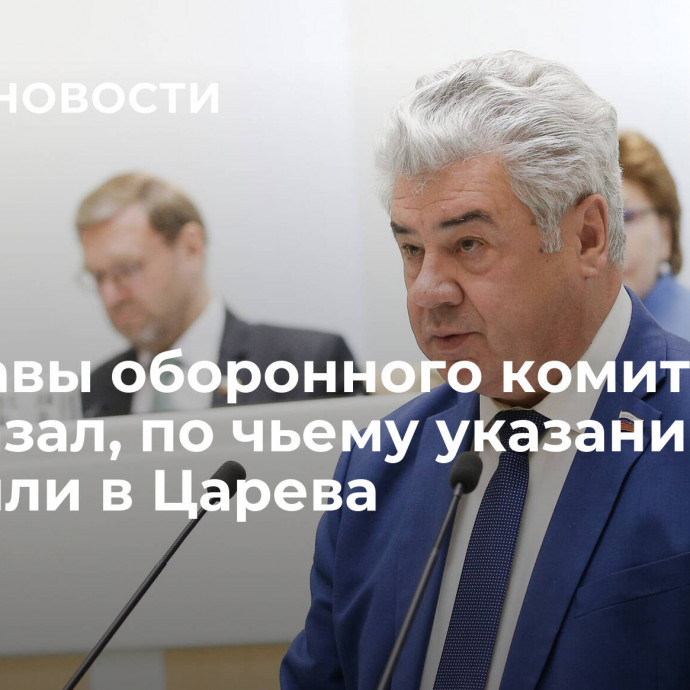 Замглавы оборонного комитета рассказал, по чьему указанию стреляли в Царева