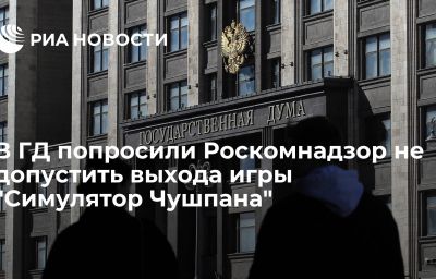 В ГД попросили Роскомнадзор не допустить выхода игры "Симулятор Чушпана"