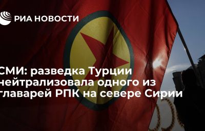 СМИ: разведка Турции нейтрализовала одного из главарей РПК на севере Сирии