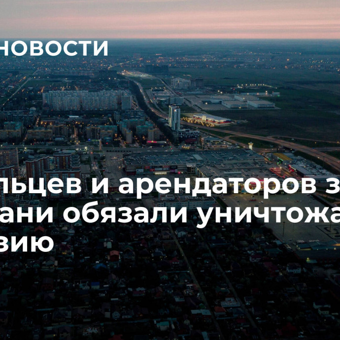 Владельцев и арендаторов земли на Кубани обязали уничтожать амброзию