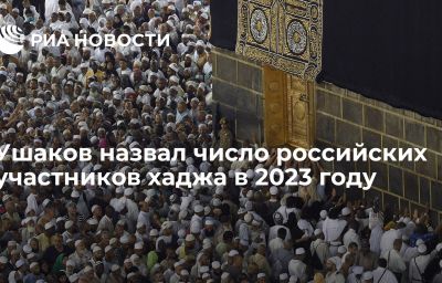 Ушаков назвал число российских участников хаджа в 2023 году