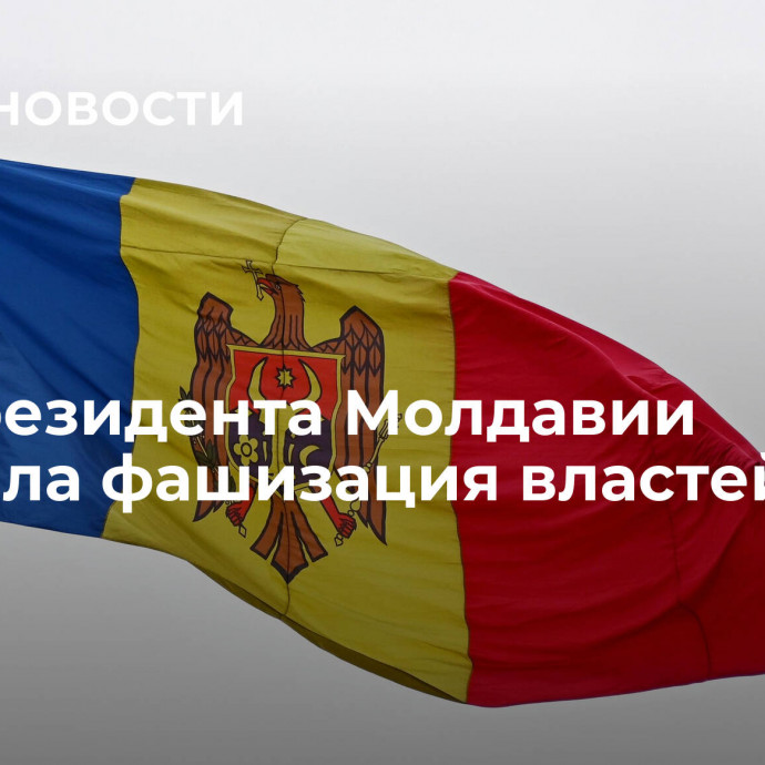 Экс-президента Молдавии напугала фашизация властей