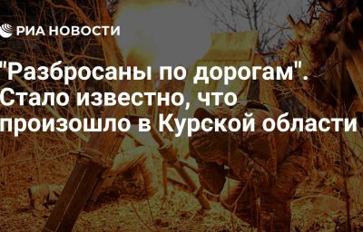 "Разбросаны по дорогам". Стало известно, что произошло в Курской области