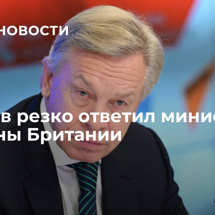 Пушков резко ответил министру обороны Британии