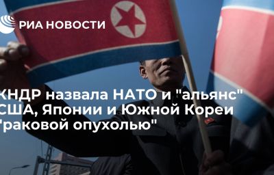 КНДР назвала НАТО и "альянс" США, Японии и Южной Кореи "раковой опухолью"