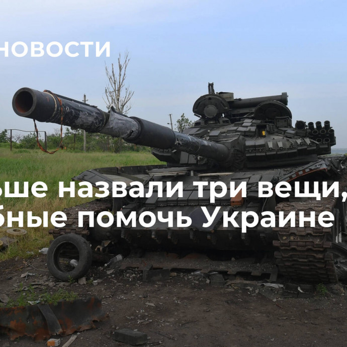 В Польше назвали три вещи, способные помочь Украине