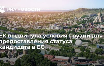 ЕК выдвинула условия Грузии для предоставления статуса кандидата в ЕС