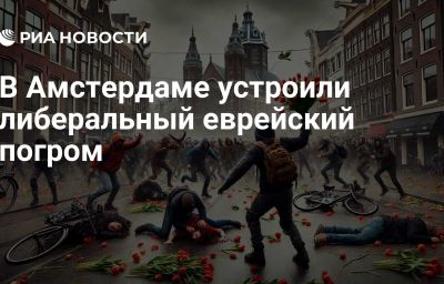 В Амстердаме устроили либеральный еврейский погром