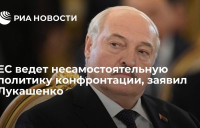 ЕС ведет несамостоятельную политику конфронтации, заявил Лукашенко