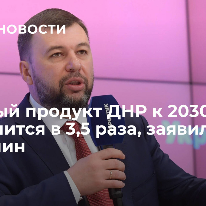 Валовый продукт ДНР к 2030 году увеличится в 3,5 раза, заявил Пушилин