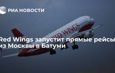 Red Wings запустит прямые рейсы из Москвы в Батуми