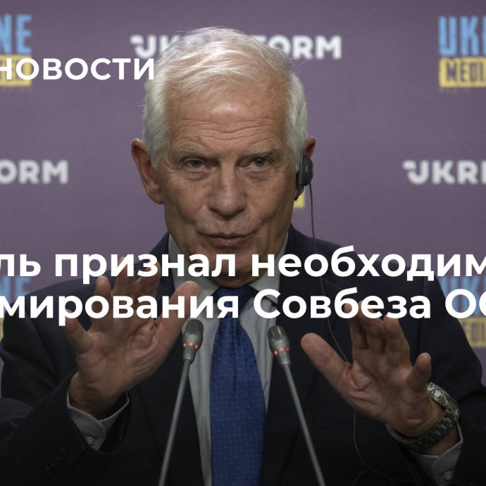 Боррель признал необходимость реформирования Совбеза ООН