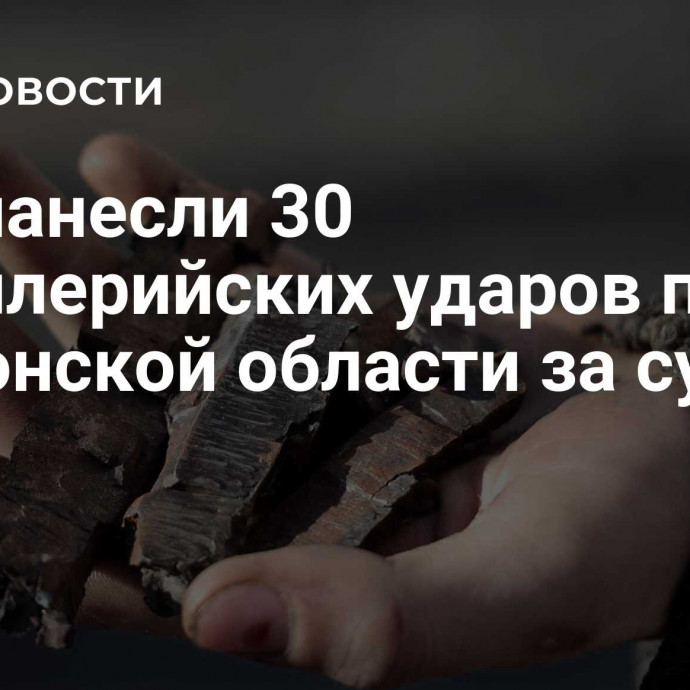 ВСУ нанесли 30 артиллерийских ударов по Херсонской области за сутки