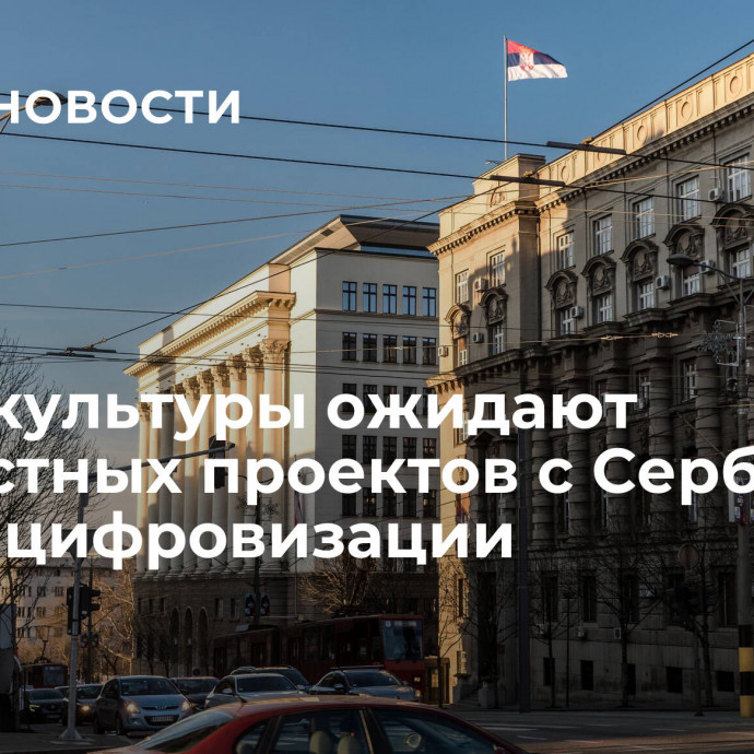 В Минкультуры ожидают совместных проектов с Сербией в сфере цифровизации