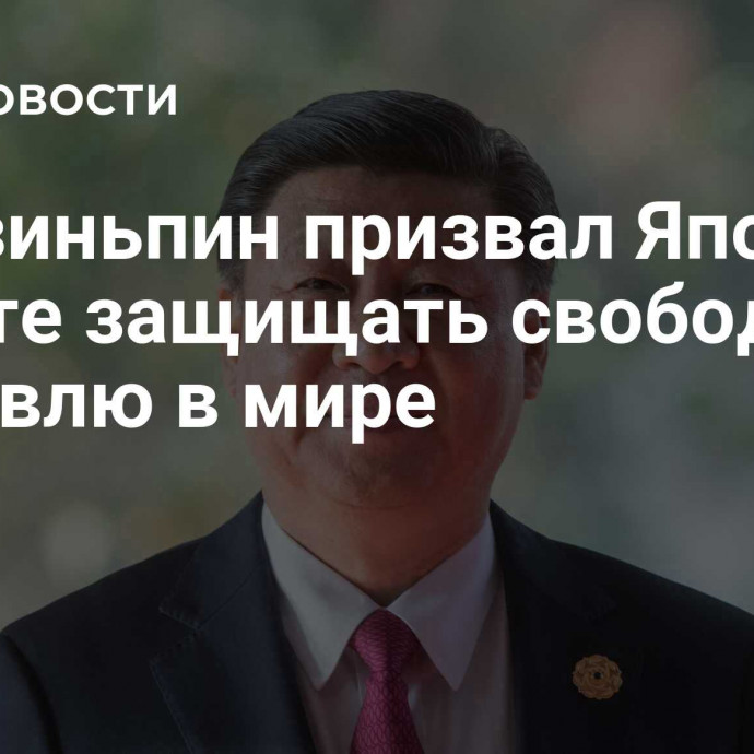 Си Цзиньпин призвал Японию вместе защищать свободную торговлю в мире