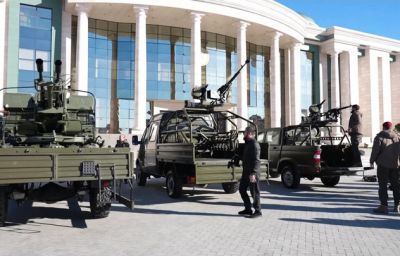 Кадырову показали новые бронемашины и дроны