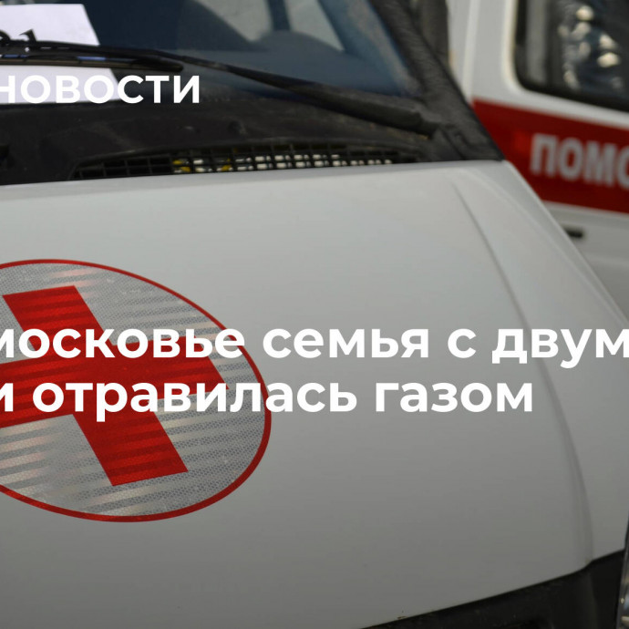 В Подмосковье семья с двумя детьми отравилась газом