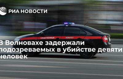 В Волновахе задержали подозреваемых в убийстве девяти человек